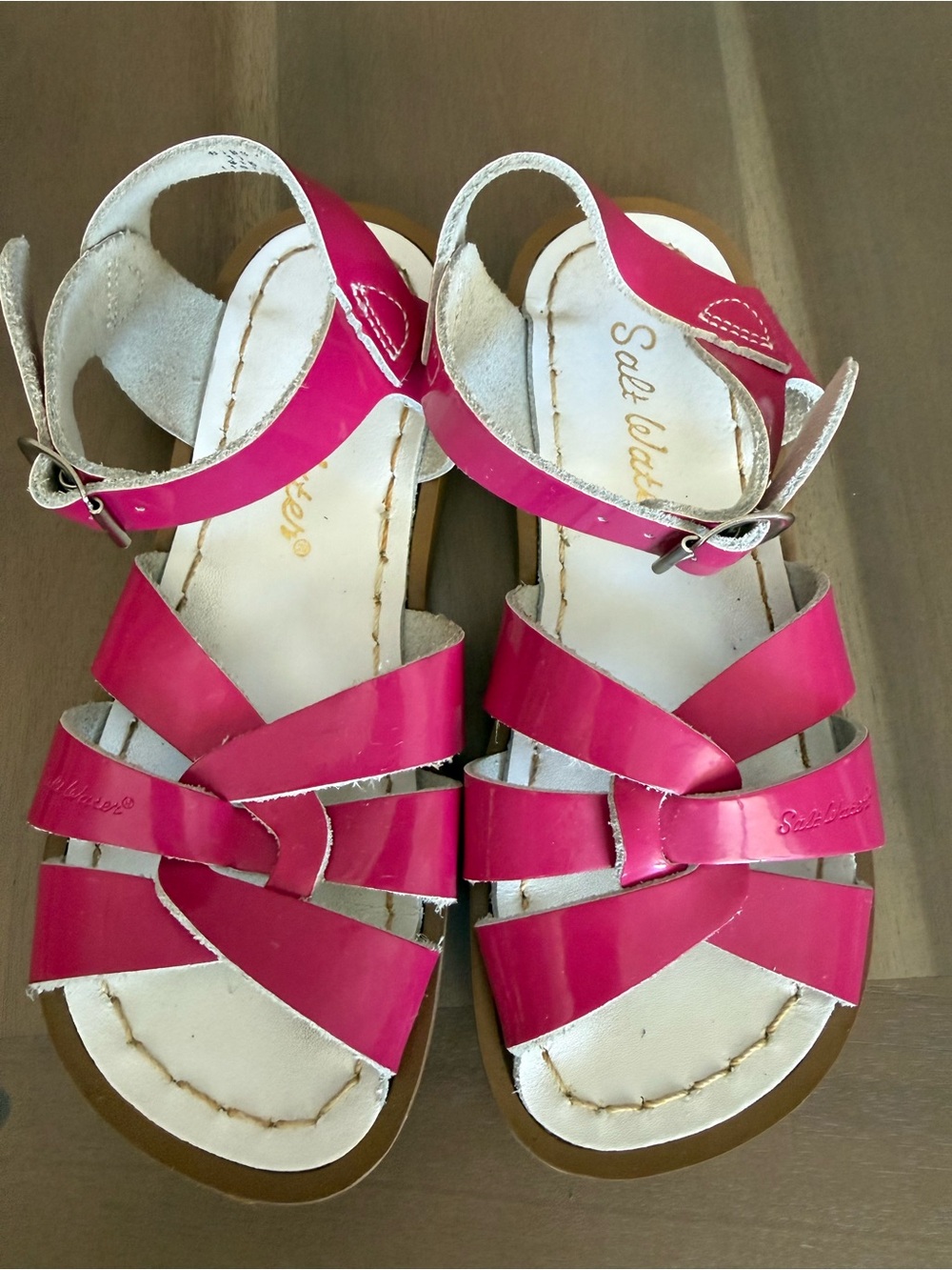 Girls' Hot Pink Strappy Summer Sandals